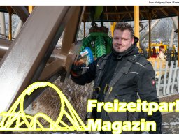 Aufbau des Themenbereichs „Sonnenbucht“ in FANTASIA (Januar 2025)